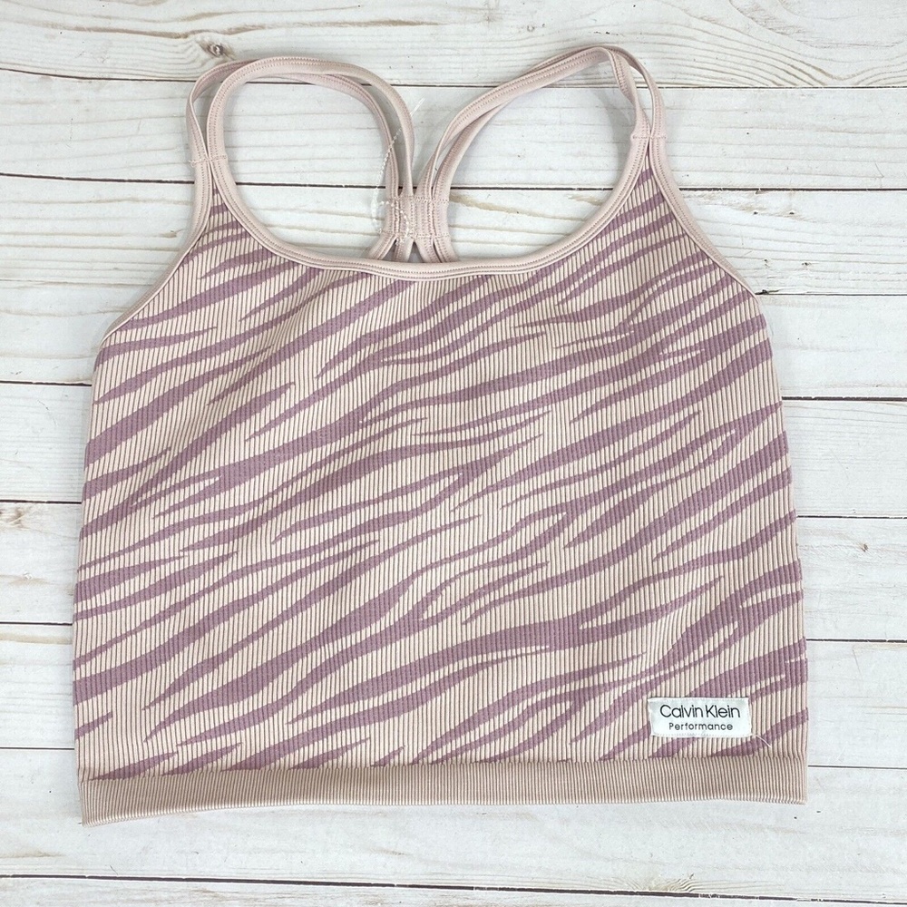 Calvin Klein Performance Textured Zebra Print Cro… - image 6